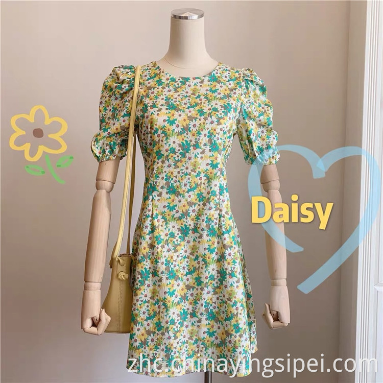 2020新的Stocklot纺织品100%棉花poplin印花棉布女士连衣裙